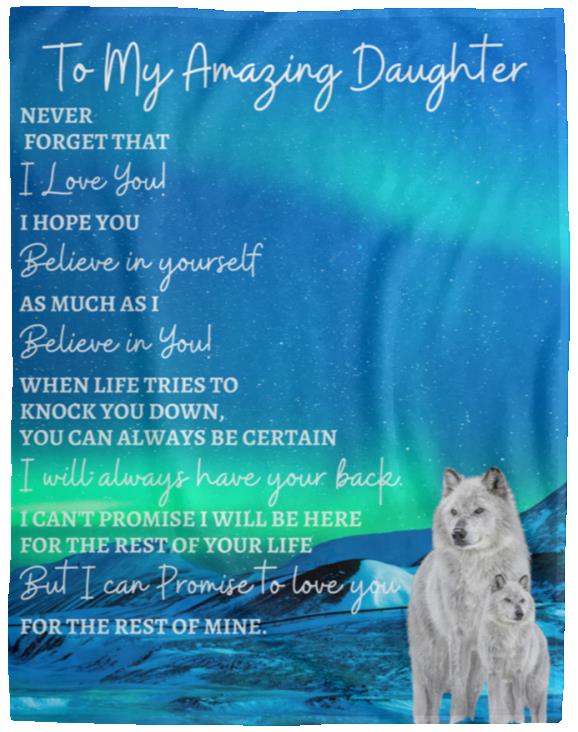 To My Amazing Daughter (Aurora) Blanket