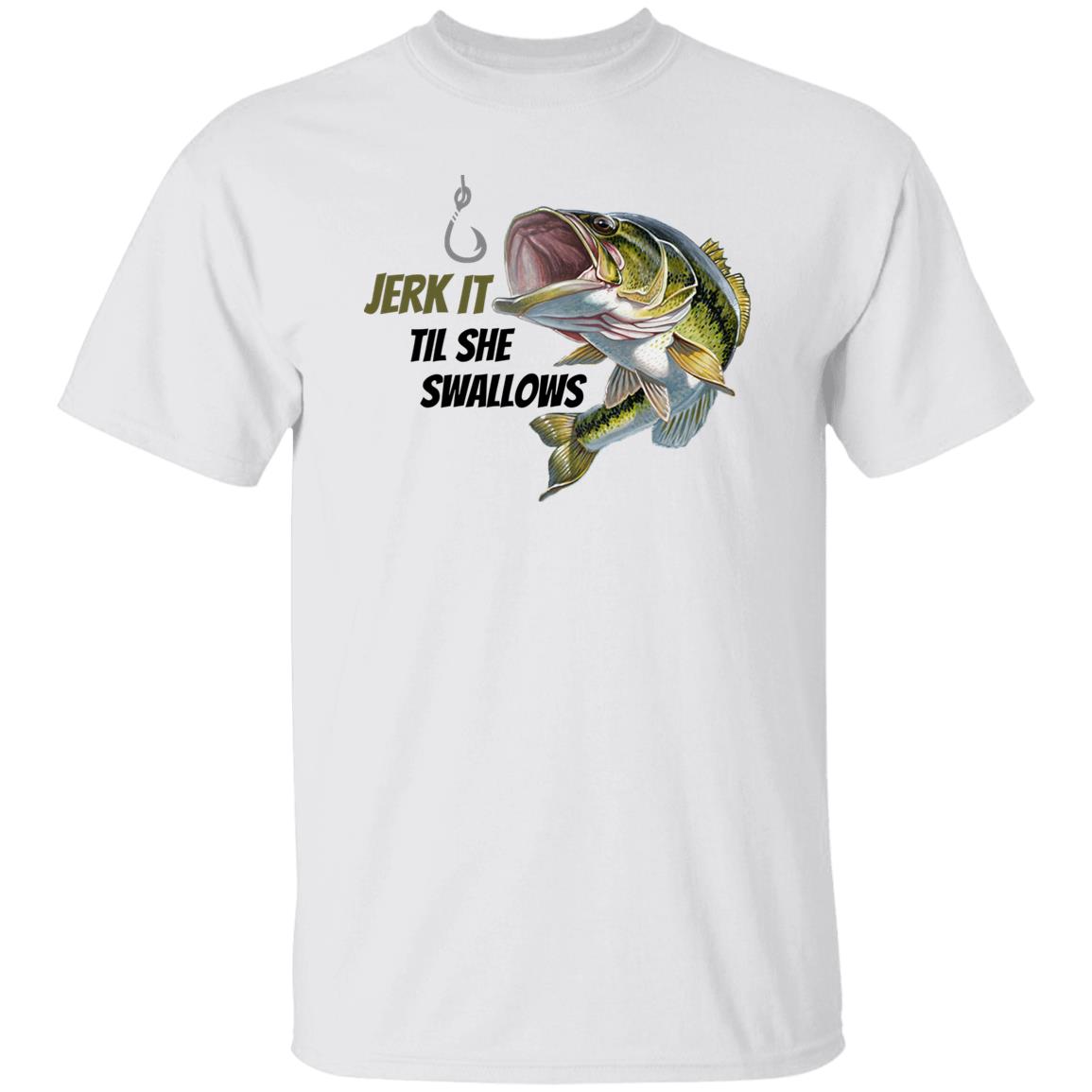 Jerk it - Green Bass Fish - G500 5.3 oz. T-Shirt