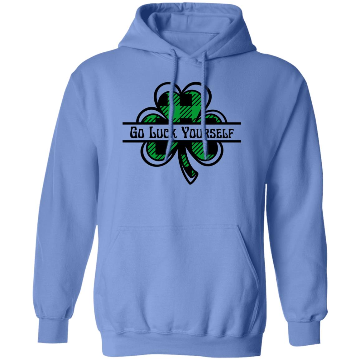 Go Luck Yourself Plaid (St Patrick's Day) - Pullover Hoodie