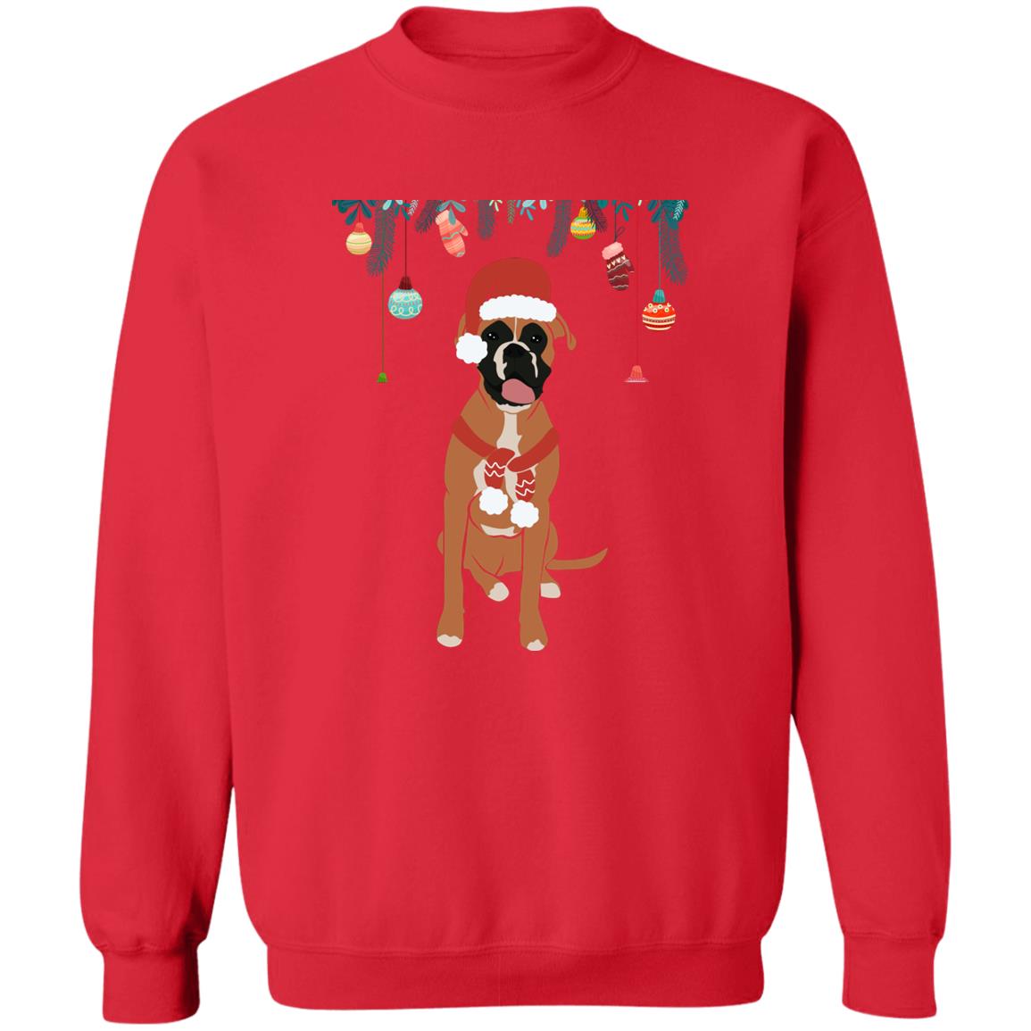 It's a Dog on Christmas - G180 Crewneck Pullover Sweatshirt