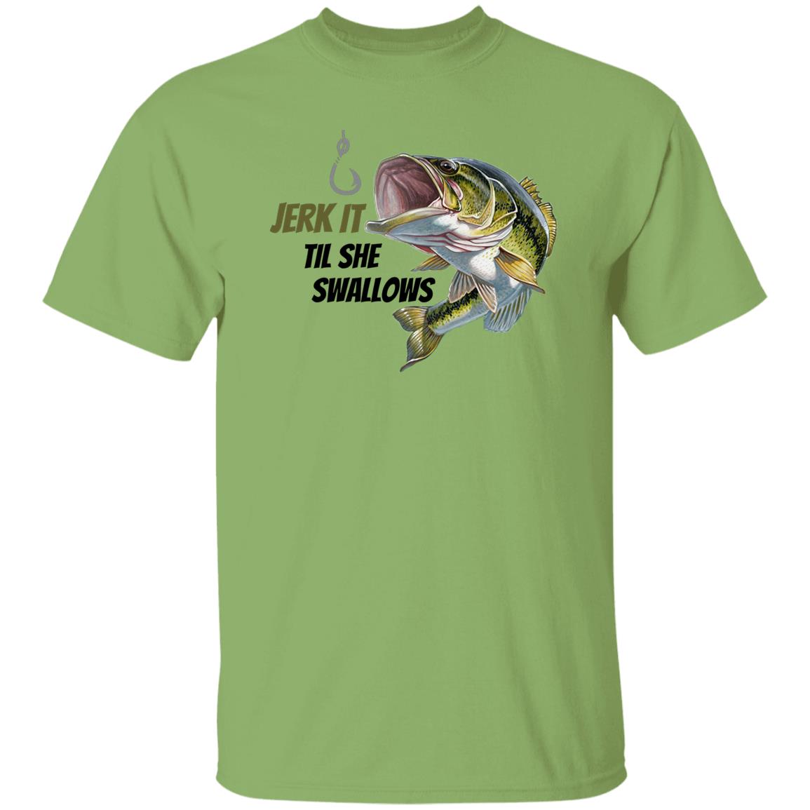 Jerk it - Green Bass Fish - G500 5.3 oz. T-Shirt
