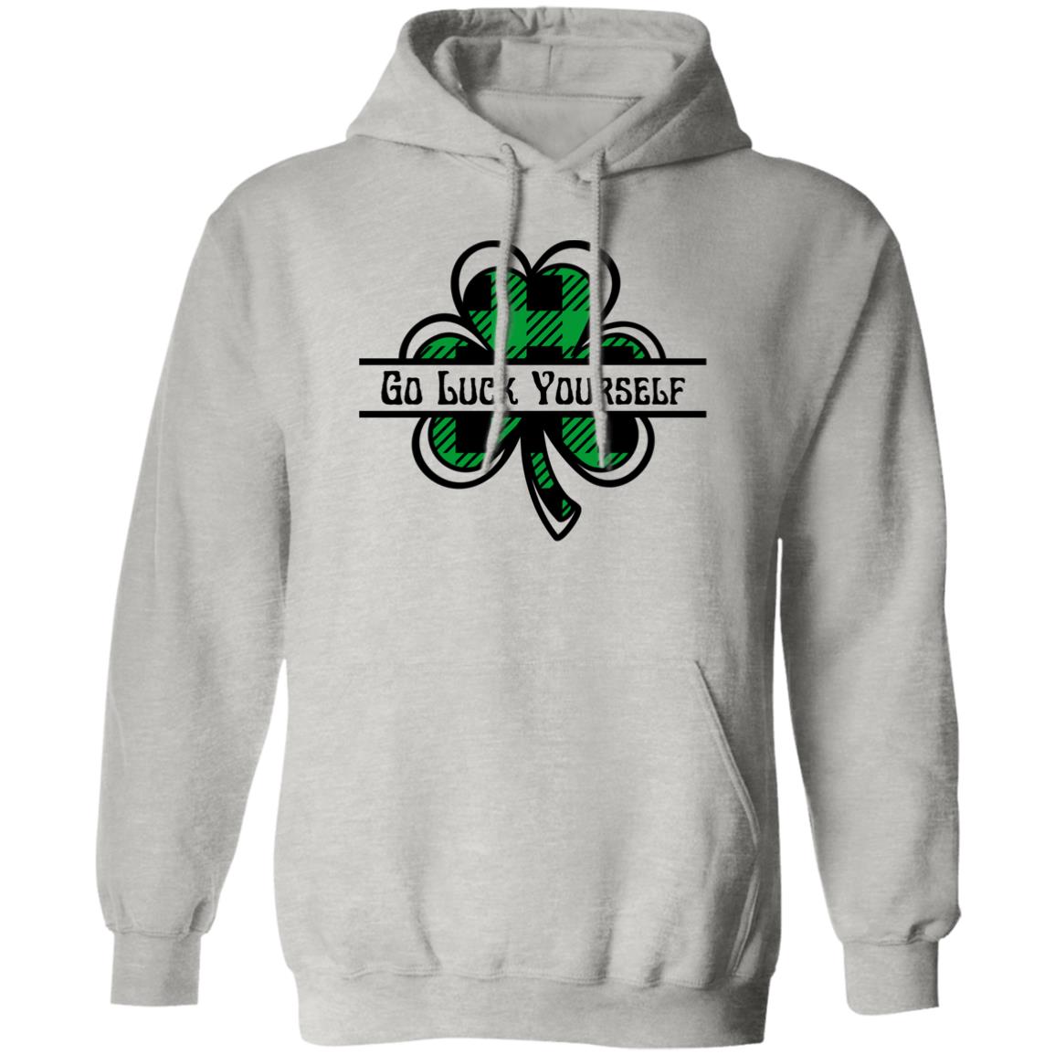 Go Luck Yourself Plaid (St Patrick's Day) - Pullover Hoodie