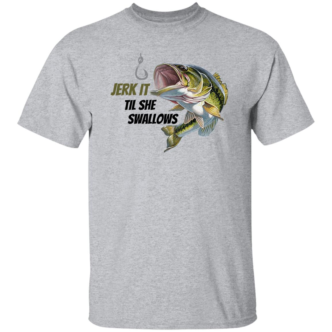 Jerk it - Green Bass Fish - G500 5.3 oz. T-Shirt