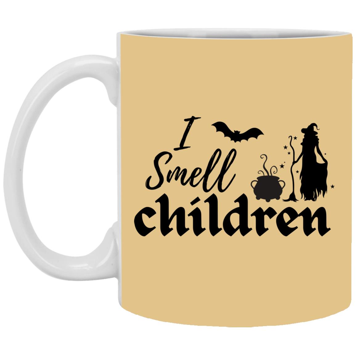 I smell children - Halloween - XP8434 11 oz. White Mug