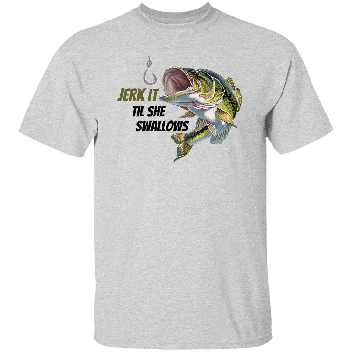Jerk it - Green Bass Fish - G500 5.3 oz. T-Shirt
