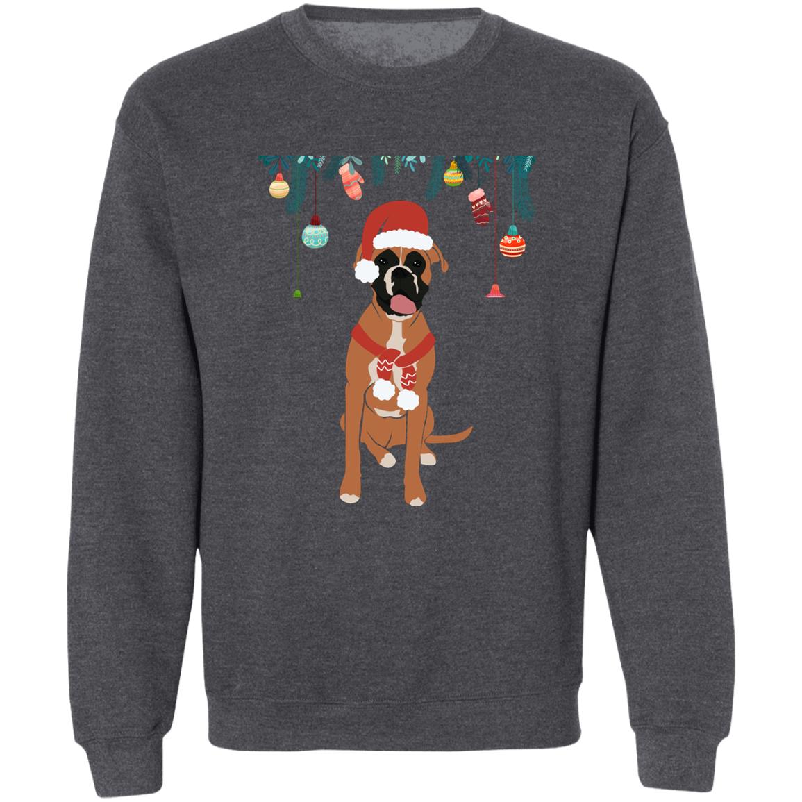 It's a Dog on Christmas - G180 Crewneck Pullover Sweatshirt