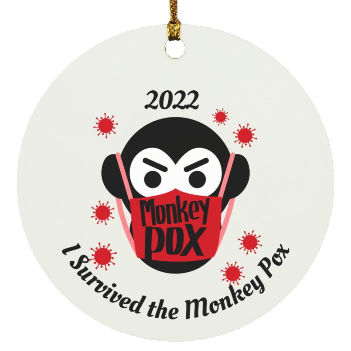 Monkey Pox - SUBORNC Circle Ornament