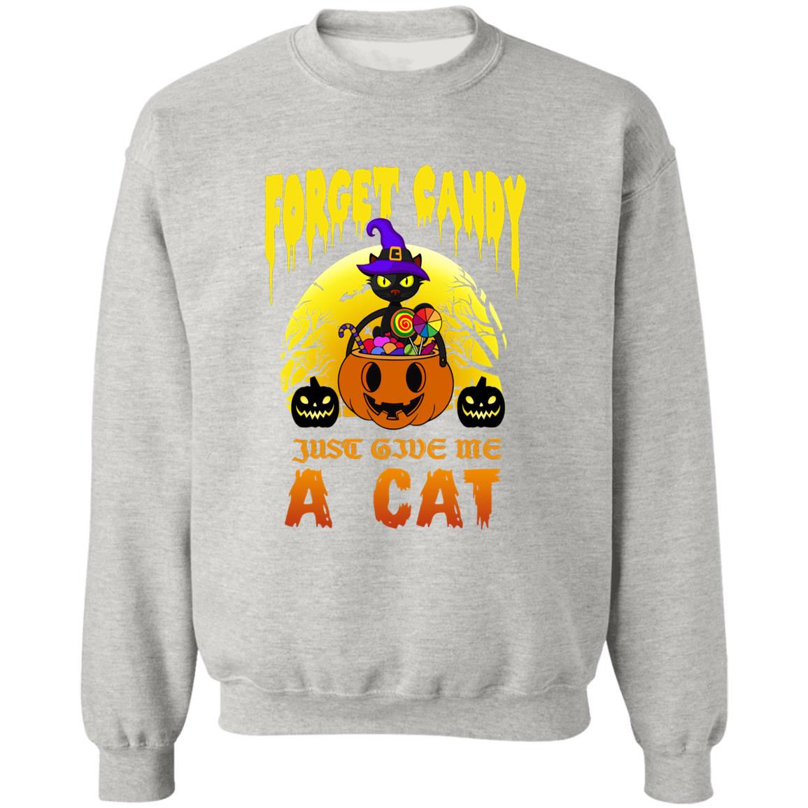 Forget the Candy - Halloween - Z65x Pullover Crewneck Sweatshirt 8 oz (Closeout)