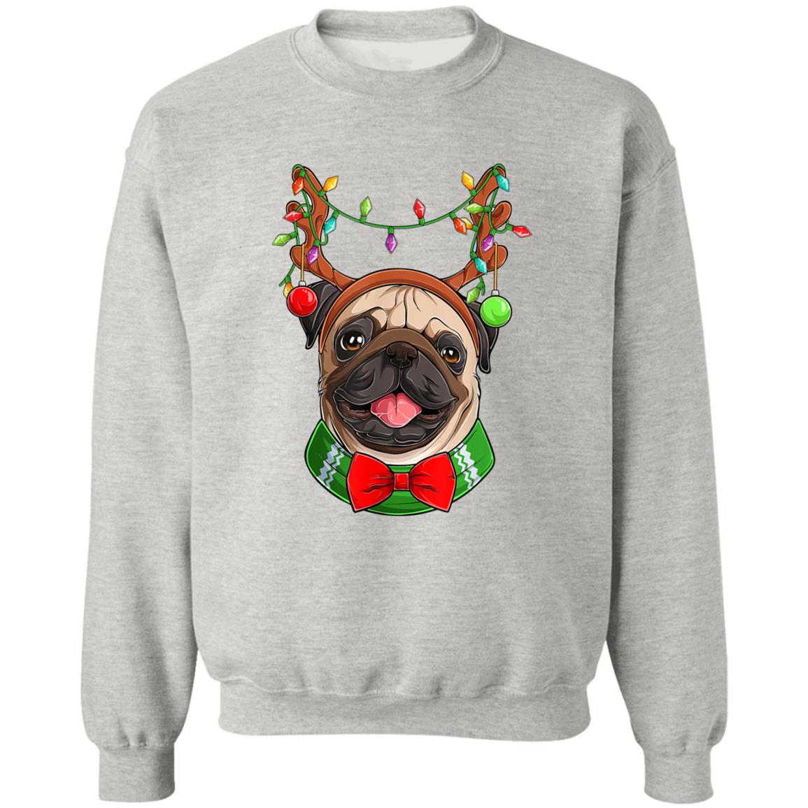 Pug Christmas - G180 Crewneck Pullover Sweatshirt