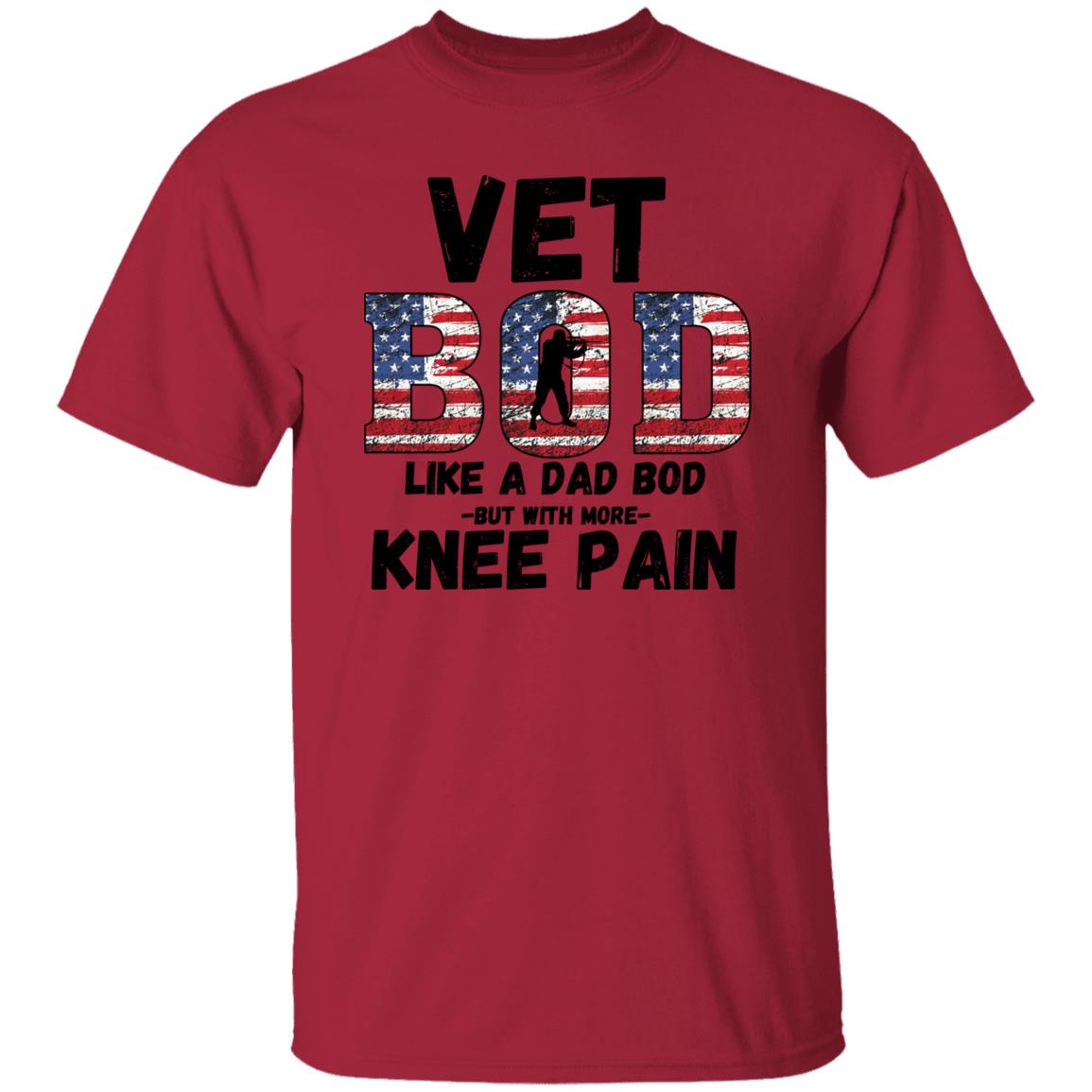 Vet Bod / Knee Pain (Veterans) T-Shirt