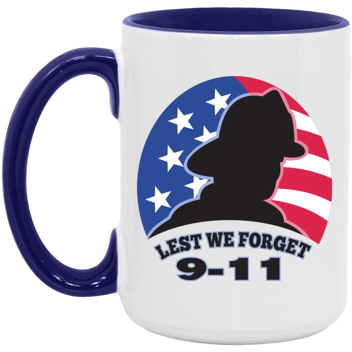 Never Forget (9)- 15oz. Accent Mug