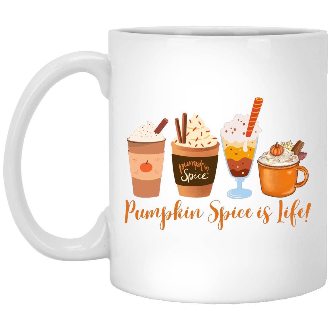 Pumpkin Spice - Thanksgiving - XP8434 11 oz. White Mug