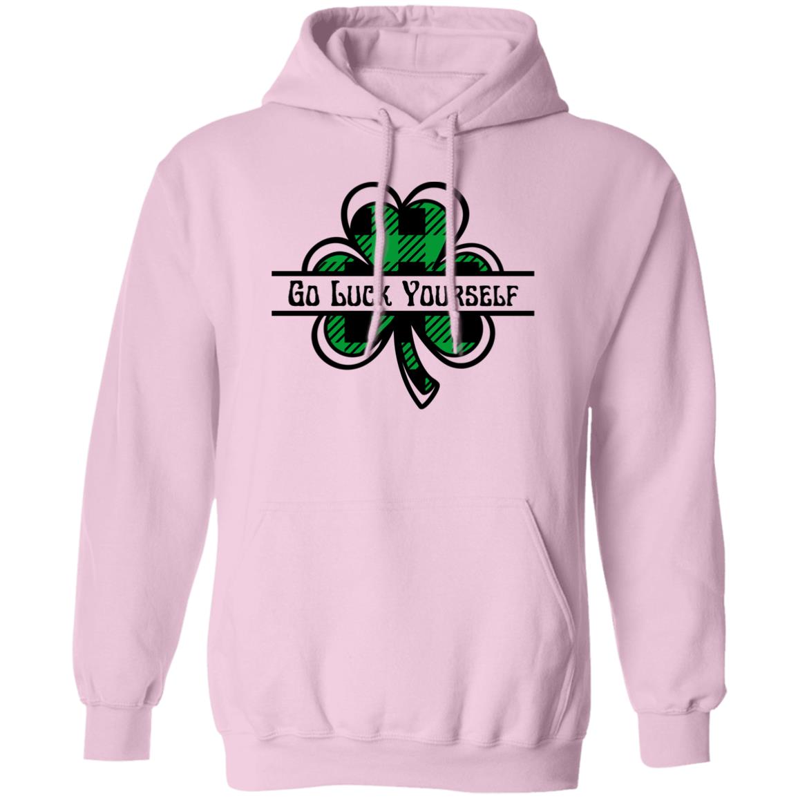 Go Luck Yourself Plaid (St Patrick's Day) - Pullover Hoodie