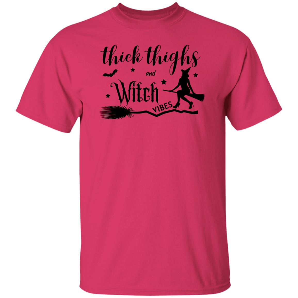 Thick Thighs & Witch Vibes - Halloween -G500 5.3 oz. T-Shirt