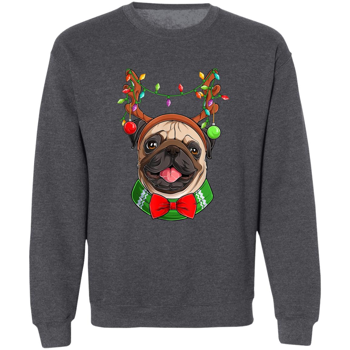 Pug Christmas - G180 Crewneck Pullover Sweatshirt