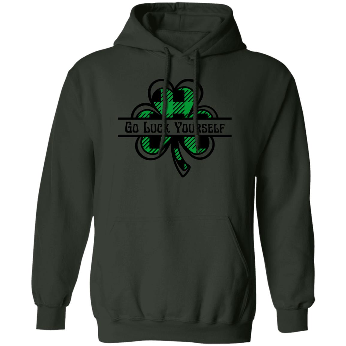 Go Luck Yourself Plaid (St Patrick's Day) - Pullover Hoodie