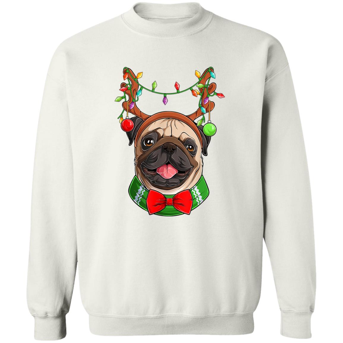 Pug Christmas - G180 Crewneck Pullover Sweatshirt