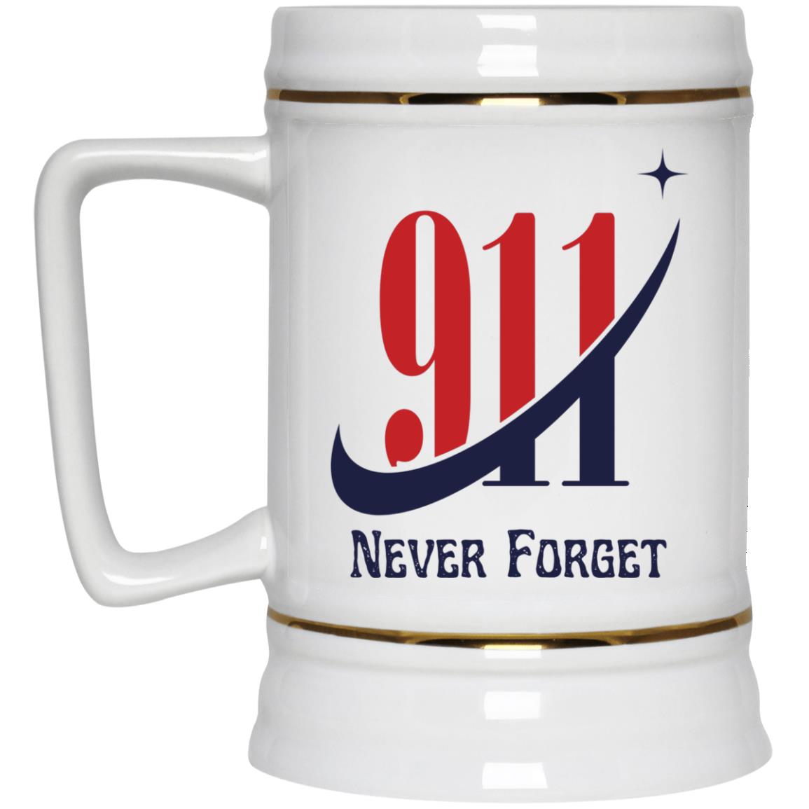 Never Forget (4) - Beer Stein 22oz.