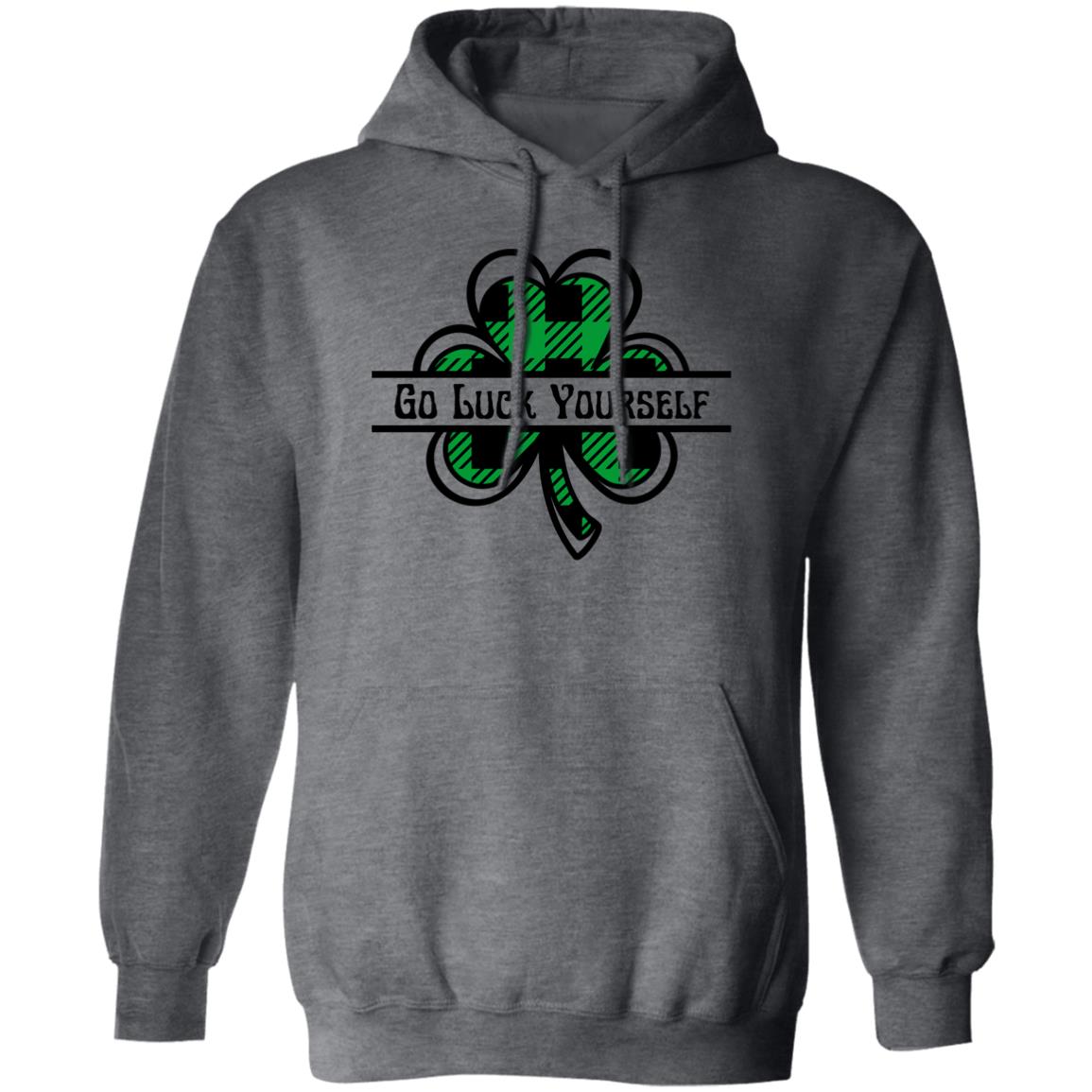 Go Luck Yourself Plaid (St Patrick's Day) - Pullover Hoodie