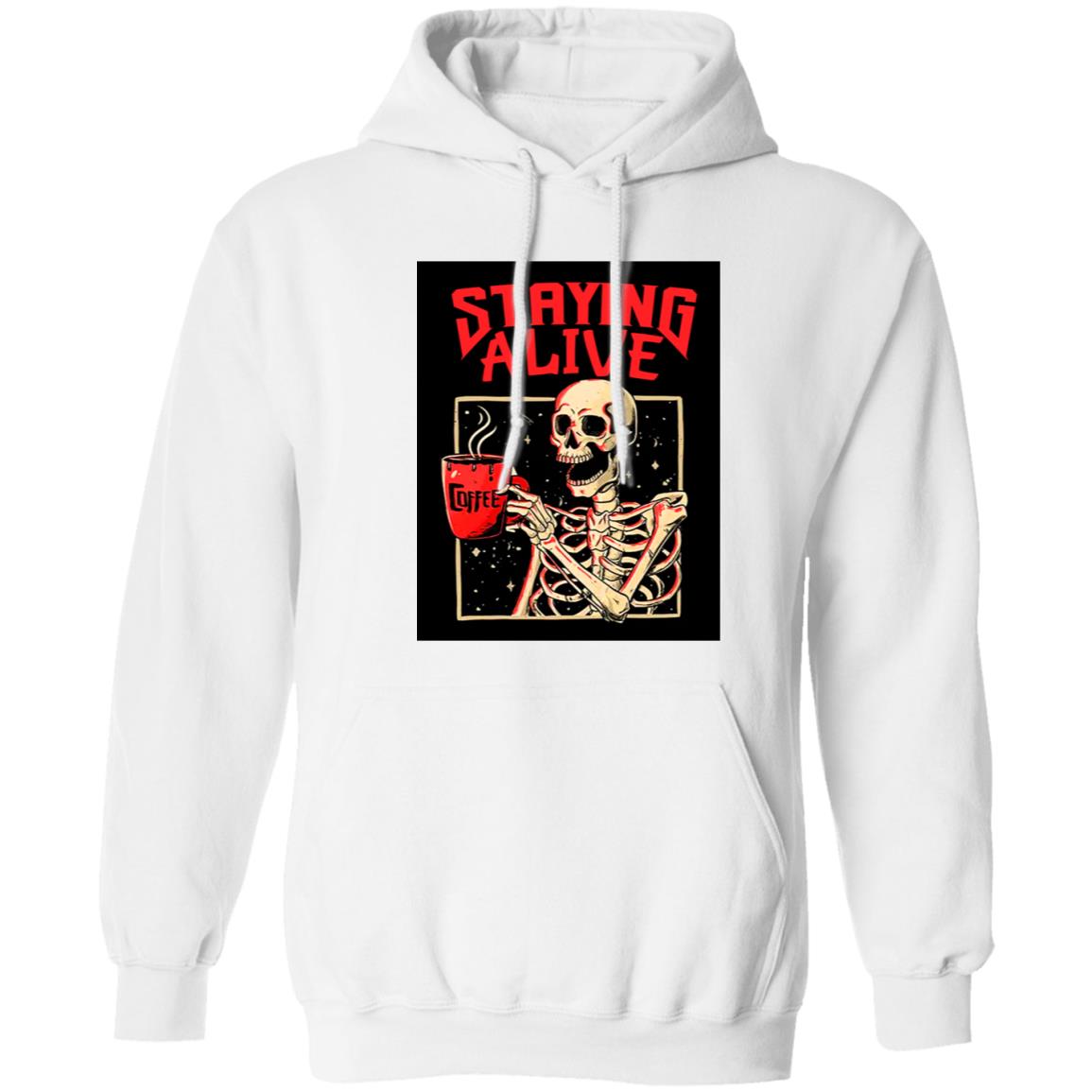 Staying Alive- Halloween - Z66x Pullover Hoodie 8 oz (Closeout)