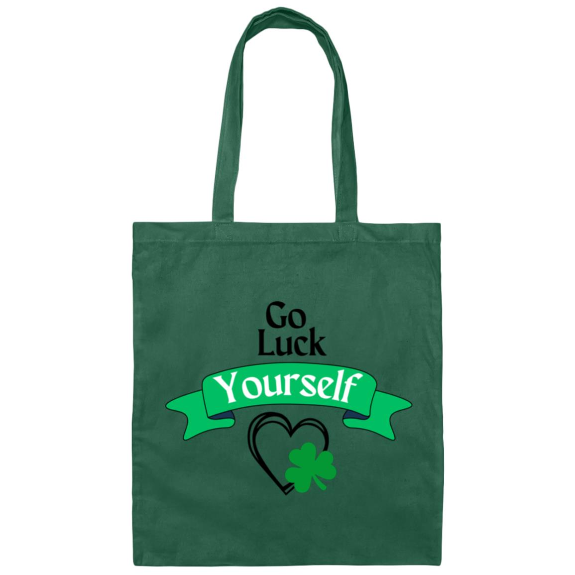 Go Luck Yourself (St. Patrick's Day) -Canvas Tote Bag