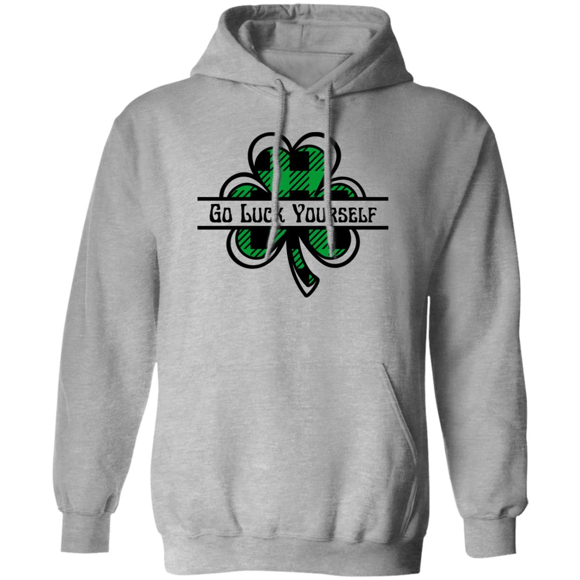 Go Luck Yourself Plaid (St Patrick's Day) - Pullover Hoodie
