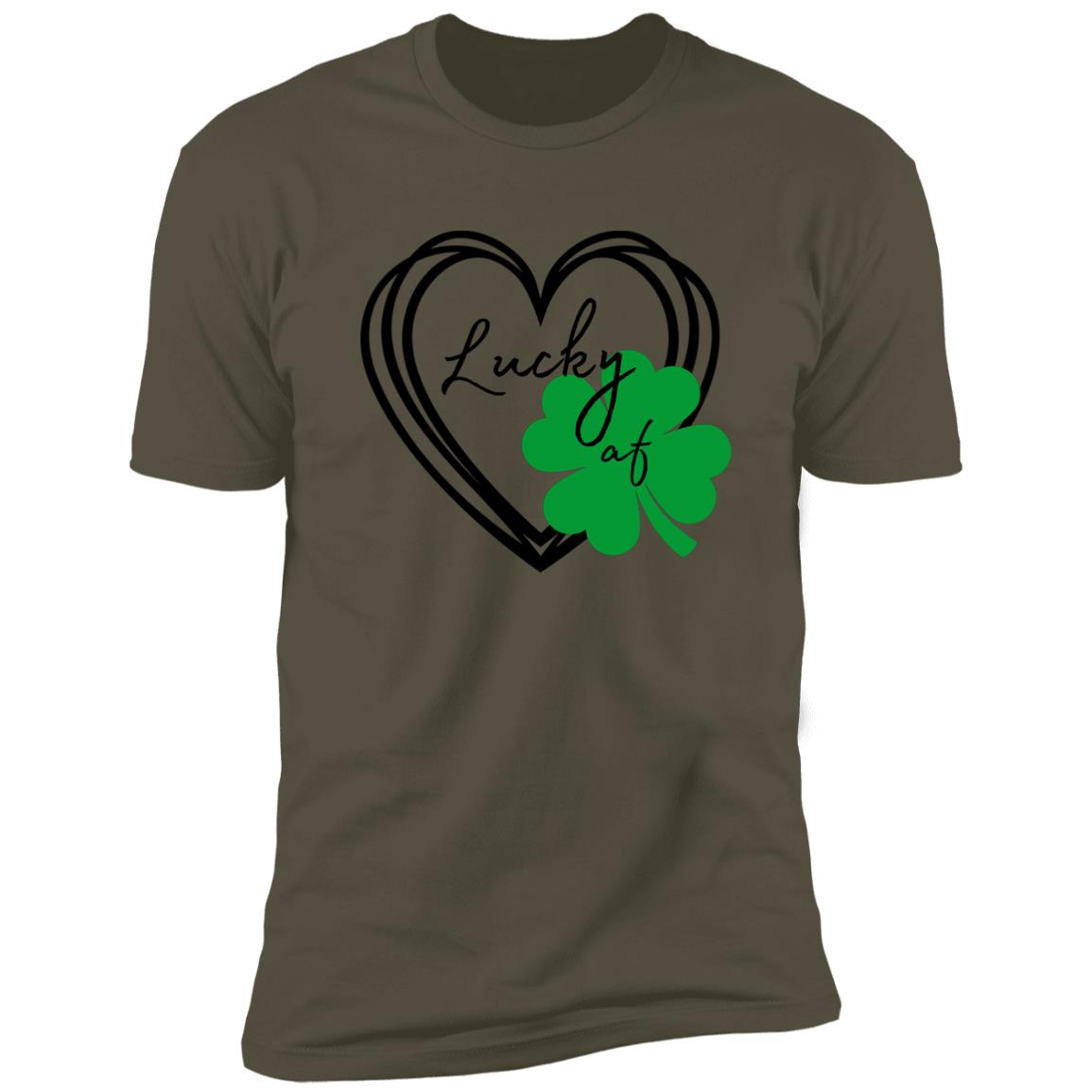 Lucky af (St Patrick's Day) - Premium Short Sleeve Tee (Closeout)