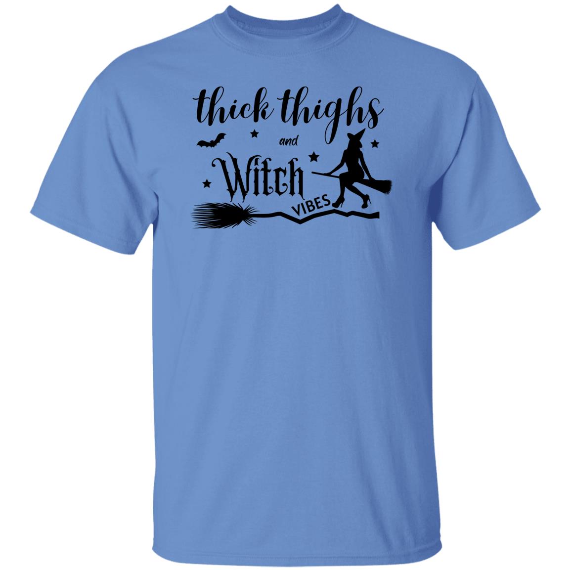 Thick Thighs & Witch Vibes - Halloween -G500 5.3 oz. T-Shirt
