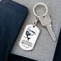 To My Man / Husband / Soulmate / Boyfriend / Fiancé (Great Catch / Fish / Valentine) - Dog Tag Swivel Keychain