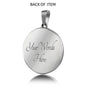 To Daughter from Veteran Dad (American Flag) - Circle Pendant