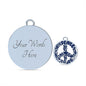 Peace (Mom, Mother, Mum, Grandmother, daughter, granddaughter, sister, aunt, best friend, cousin) - Bangle