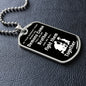 When the Demons Come / Veterans (all white fallen) - Dog Tag
