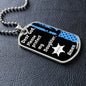 Protect My Daughter (Thin Blue Line / Sherriff) - Dog Tag