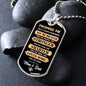 Promise Me Dog Tag - For Daughter or Son - from Mom and Dad