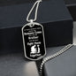 When the Demons Come / Veterans (all white fallen) - Dog Tag
