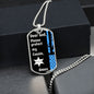 Protect My Cousin (Thin Blue Line / Sherriff) - Dog Tag