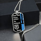 Protect My Husband (Thin Blue Line / Police) - Dog Tag