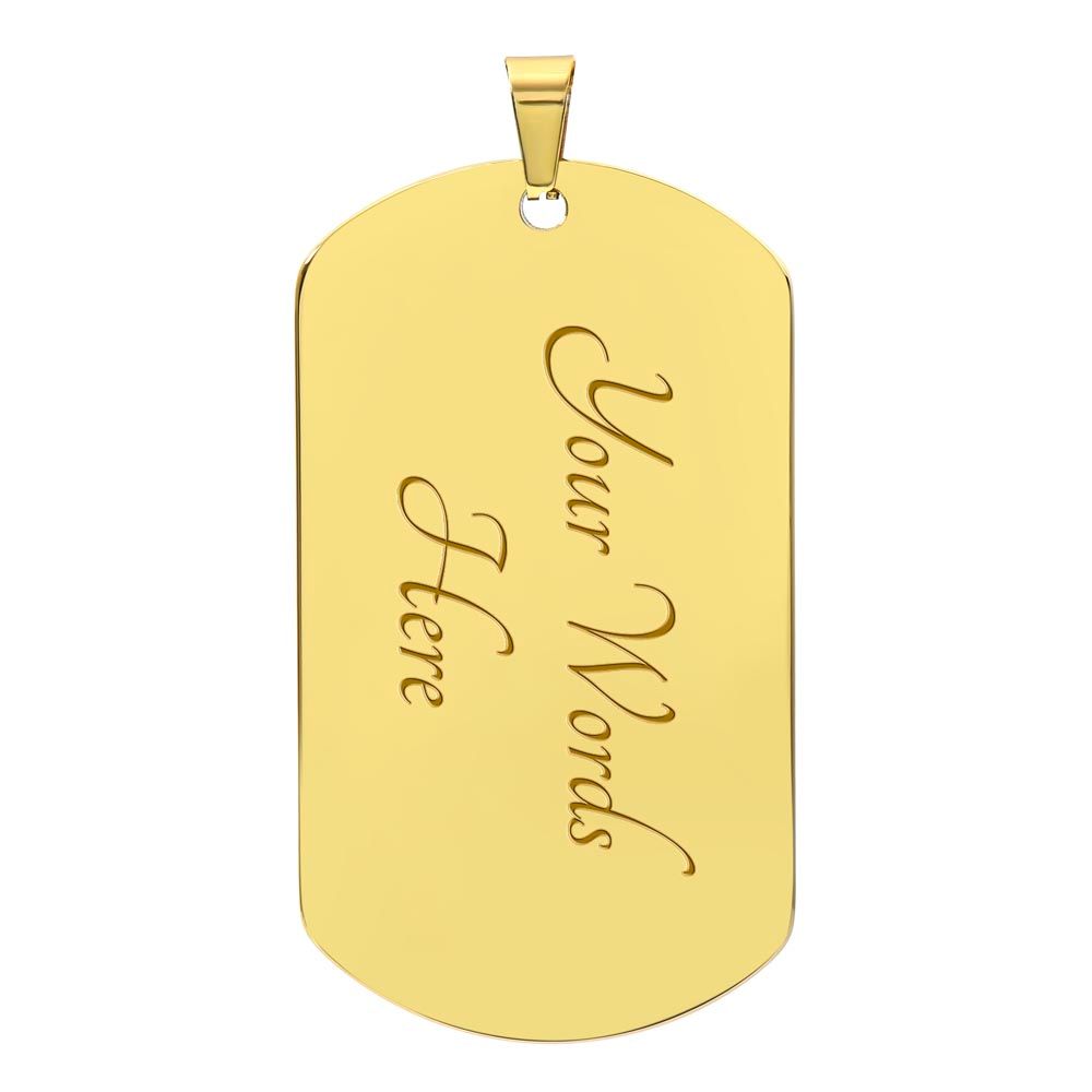 Carter's Dog Tag ( Private / Hidden)