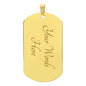 To My Son (Viking to Valhala and Back parchment) - Dog Tag