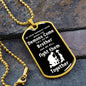 When the Demons Come / Veterans (all white fallen) - Dog Tag