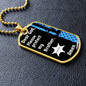 Protect My Brother (Thin Blue Line / Sherriff) - Dog Tag