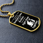 When the Demons Come / Veterans (all white fallen) - Dog Tag