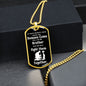 When the Demons Come / Veterans (all white fallen) - Dog Tag