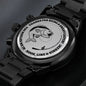 To My Man / Boyfriend / Lover / Soulmate / Husband (Great Catch / Fish / Valentine) - Engraved Black Chronograph Watch