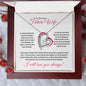 To My Beautiful Future Wife / Fiancé (Pink Valentine) - Forever Love Necklace