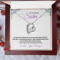 To My Amazing Sister (Purple) - Forever Love Necklace