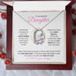 Daughter (Floral Ring Card) - Forever Love Necklace