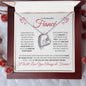 To My Beautiful Fiancé (Hearts) - Forever Love Necklace