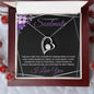 Soulmate (Black / Silver Grid) - Forever Love Necklace