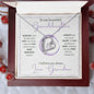 Granddaughter (Purple Circle Card) - Forever Love Necklace